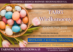 targ wielkanocny - plakat